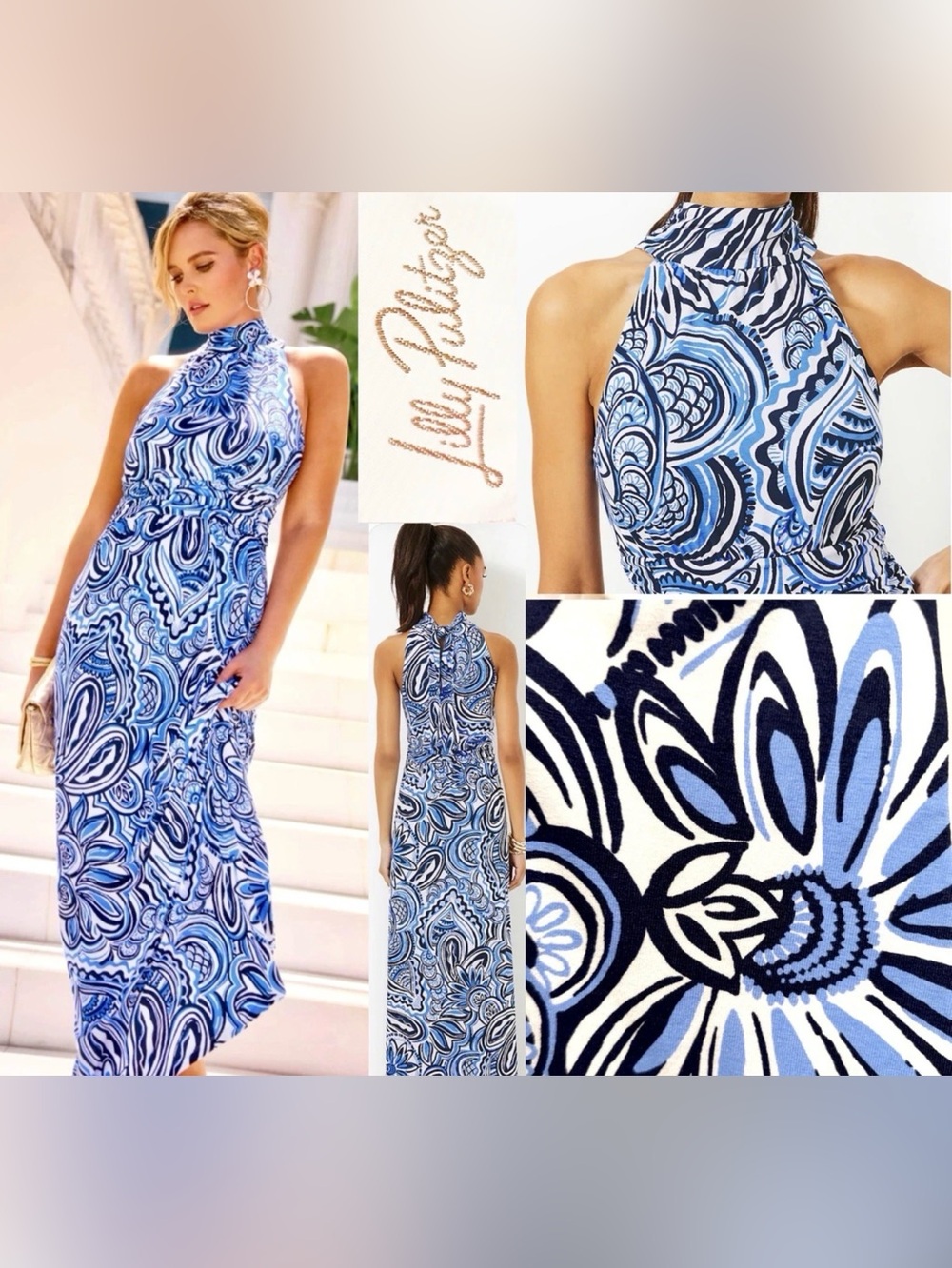 Lily Pulitzer Women’s Wyota Maxi XS - Picture 3 of 12